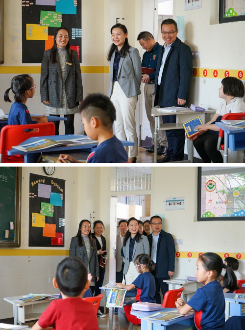 澄邁縣副縣長尹承玲一行領導視察力邁中美（國際）學校海南校區(qū)(圖4)